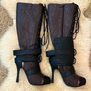 Ellie Steampunk Boots
